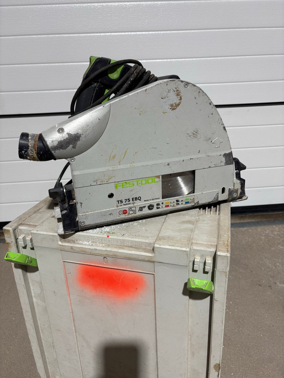 Festool TS 75 EBQ invalzaag - Krachtige precisie, Ophalen, Gebruikt, Invalzaag, 70 mm of meer