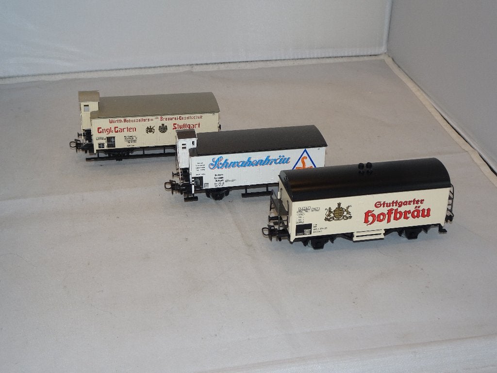 3x Marklin bierwagon 4439/4677/4680 nieuw in ovp (#945), Hobby en Vrije tijd, Modeltreinen | H0, Wisselstroom, Ophalen of Verzenden