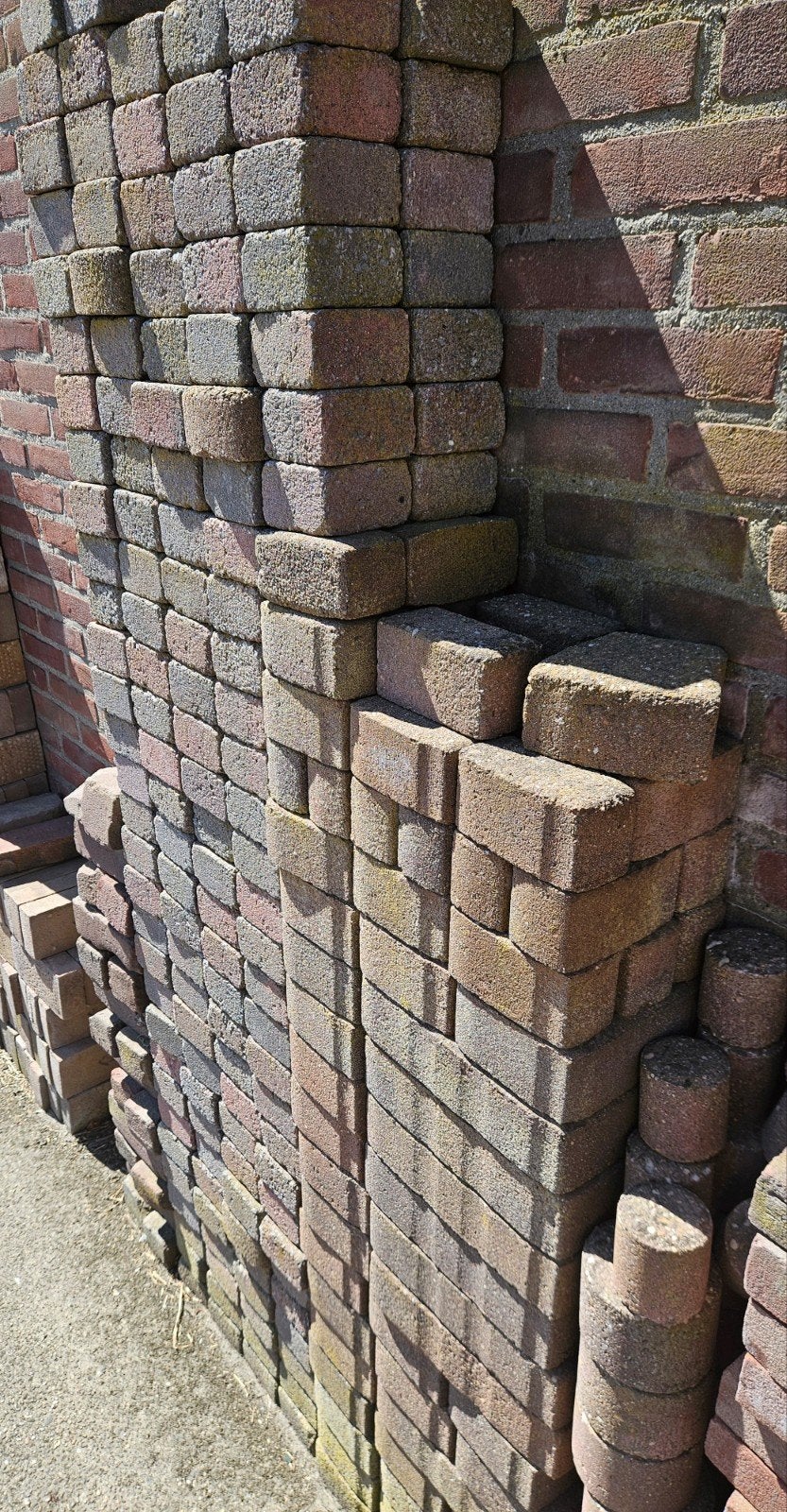 Grote partij sierstenen voor tuin of oprit, Overige materialen, Gebruikt, Overige typen, Ophalen of Verzenden