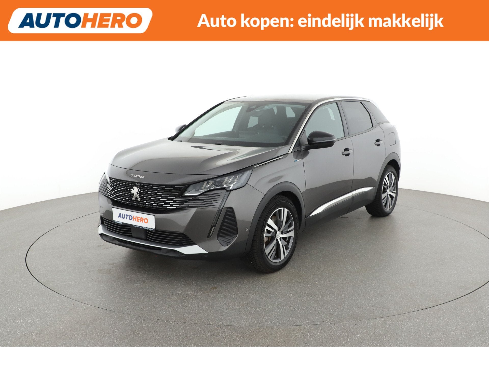 Peugeot 3008 1.6 HYbrid 225 GT | RK58469 | (bj 2022), Met garantie (alle), Leder en Stof, Bedrijf, Hybride Elektrisch/Benzine