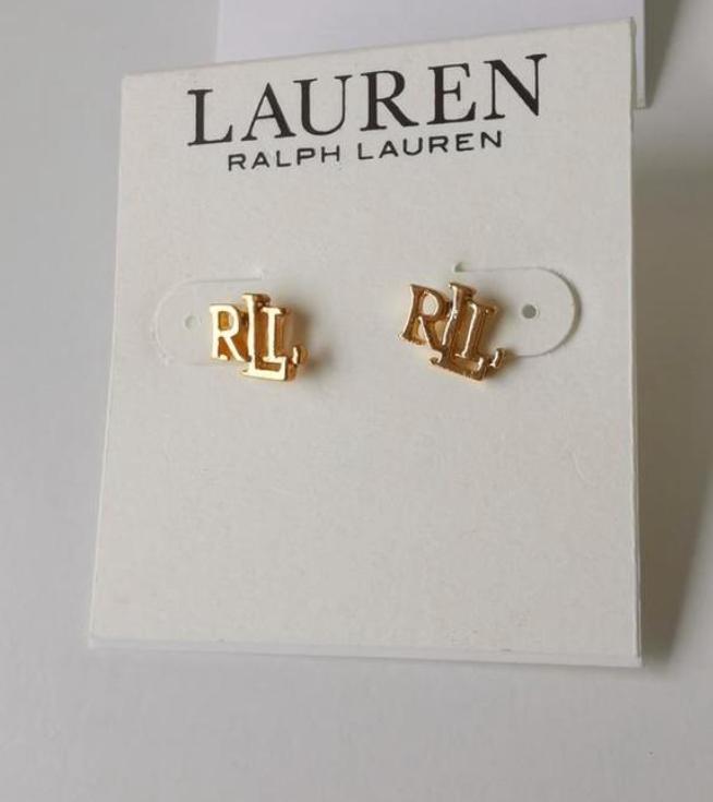 Nieuwe Ralph Lauren Oorknopjes - Stijlvol!, Ophalen of Verzenden, Nieuw, Goud, Knopjes of Stekers