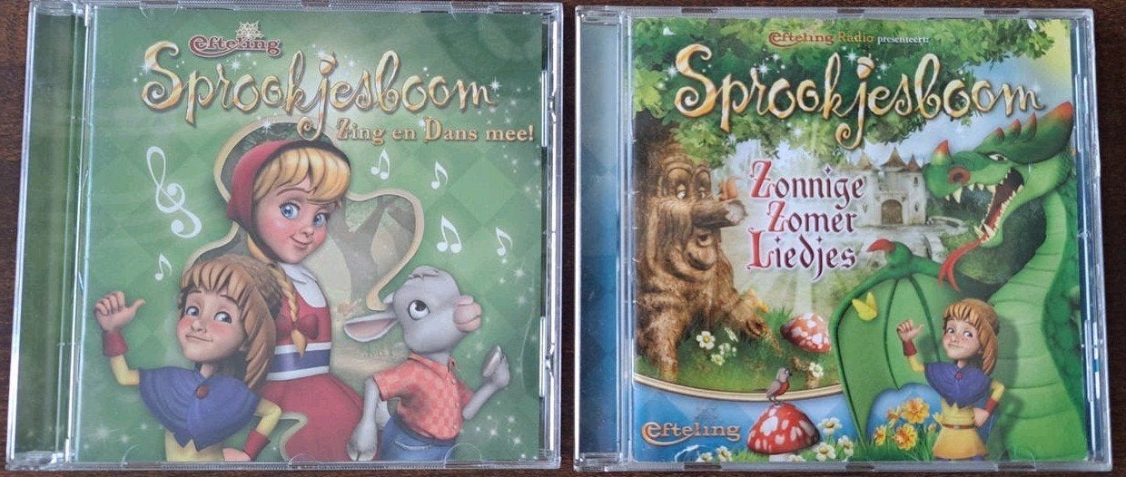 2 cd Efteling Sprookjesboom: Zing, Dans & Zonnige Zomerliedj, Gebruikt, 6 tot 9 jaar, Ophalen of Verzenden, Muziek