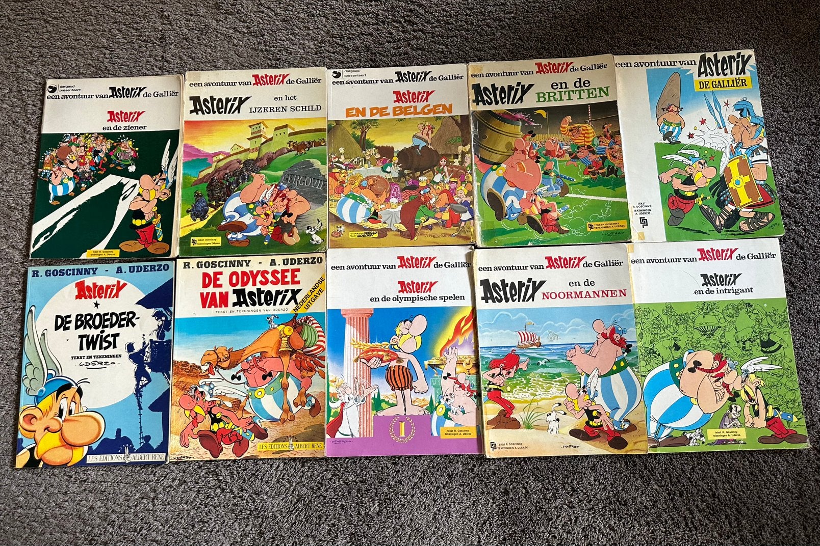 Klassieke strips van vroeger asterix valiant felix etc etc, Boeken, Stripboeken, Meerdere stripboeken, Ophalen of Verzenden, Zo goed als nieuw