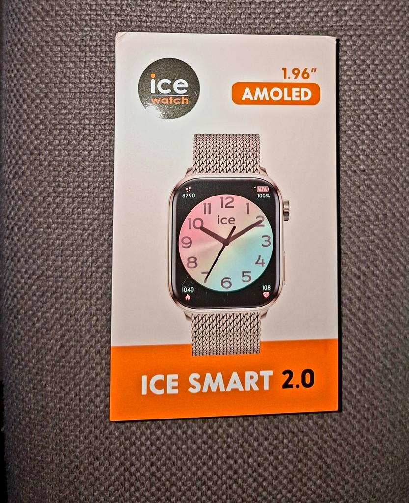 Zeer nette ice smartwatch 2.0, Sieraden, Tassen en Uiterlijk, Horloges | Dames, Staal, Staal, Polshorloge, Zo goed als nieuw
