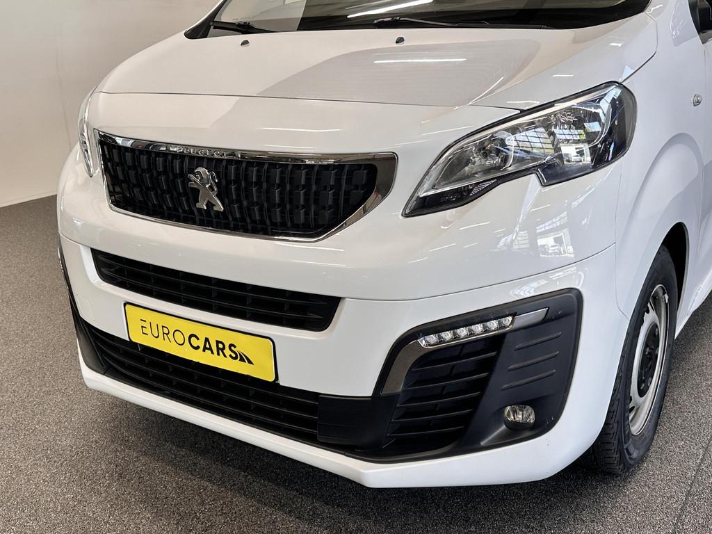 Peugeot Expert 2.0HDI 145PK Long Asphalt Dubbele Cabine Airc, Stof, Gebruikt, 4 cilinders, Wit