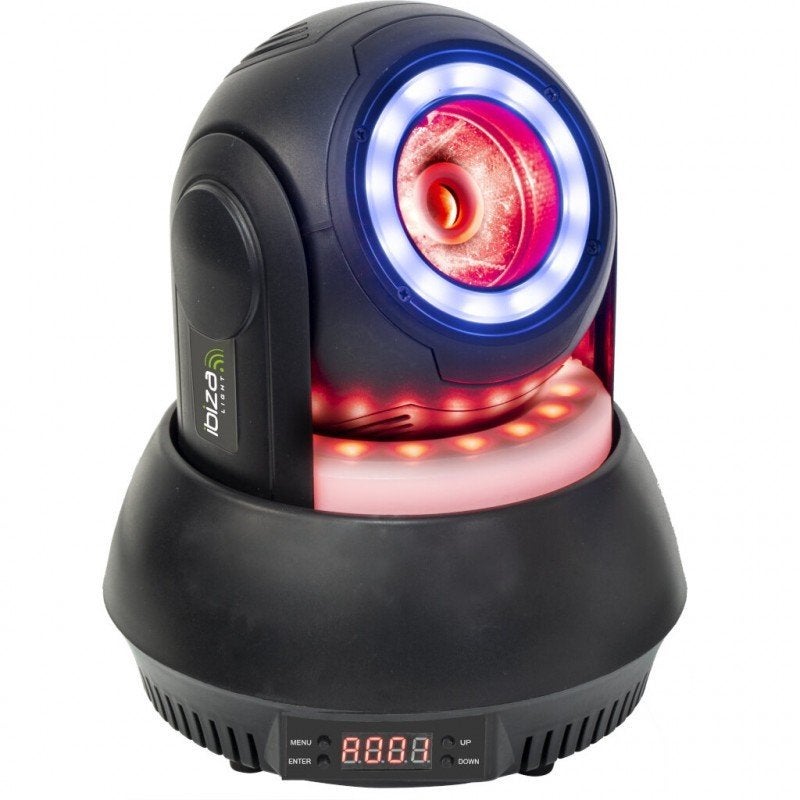 40W BEAM MOVING HEAD RGBW 4-IN-1 MET 2 LED RINGEN, ., Overige typen, Nieuw, Ophalen of Verzenden