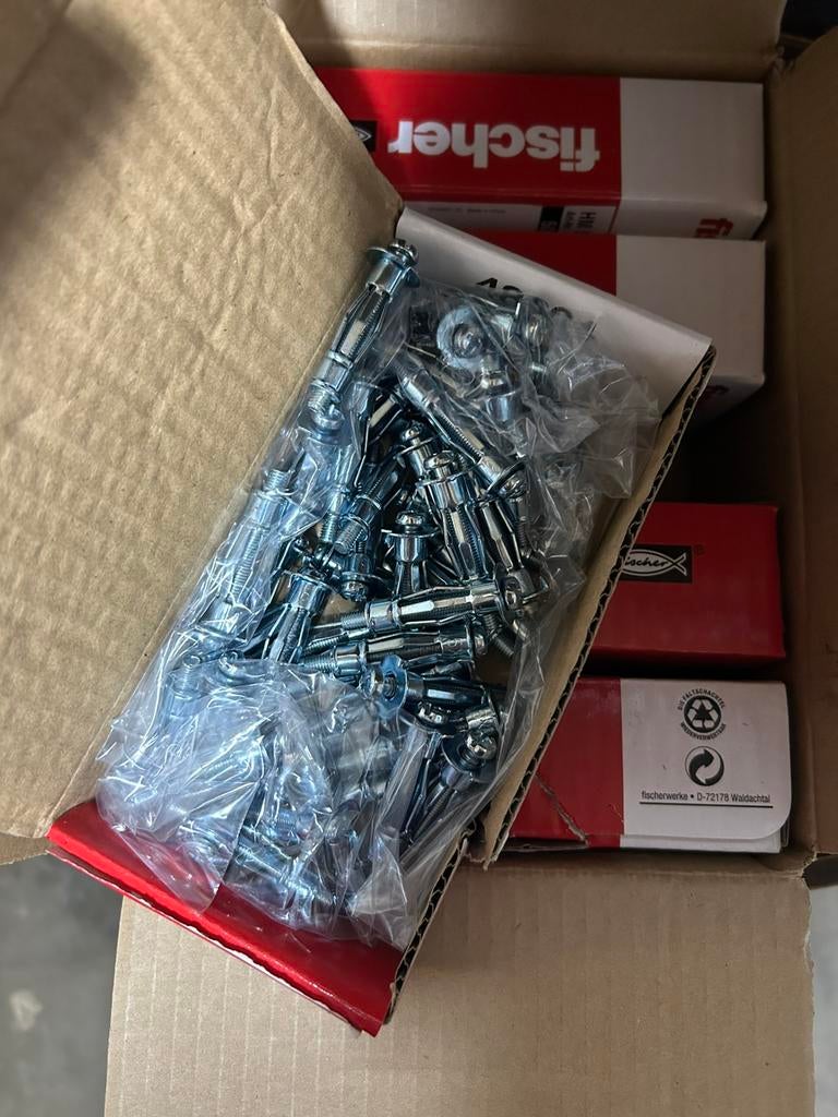Fischer 5 dozen van 50 stuks, Ophalen, Nieuw, Minder dan 50 mm, Schroeven