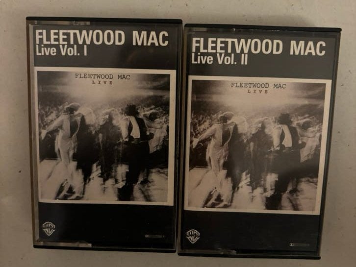 Fleetwood Mac Live Vol. I & II Cassettebandjes, Ophalen of Verzenden, Rock en Metal, 2 t/m 25 bandjes, Voorbespeeld