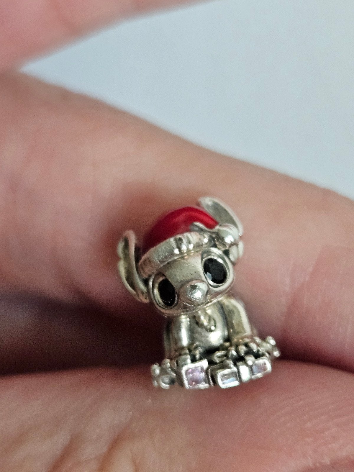 Pandora Kerst Stitch, Ophalen of Verzenden, Zo goed als nieuw, Zilver, Pandora