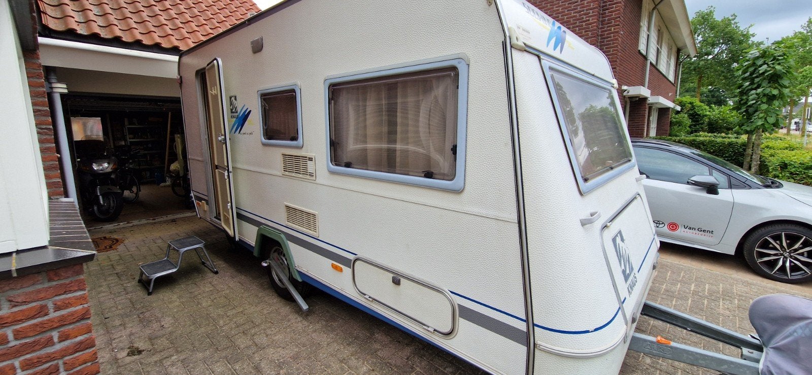 Knaus Sudwind As Good As Gold 400TS, Caravans en Kamperen, Caravans, Vast bed, Kachel, Treinzit, 750 - 1000 kg