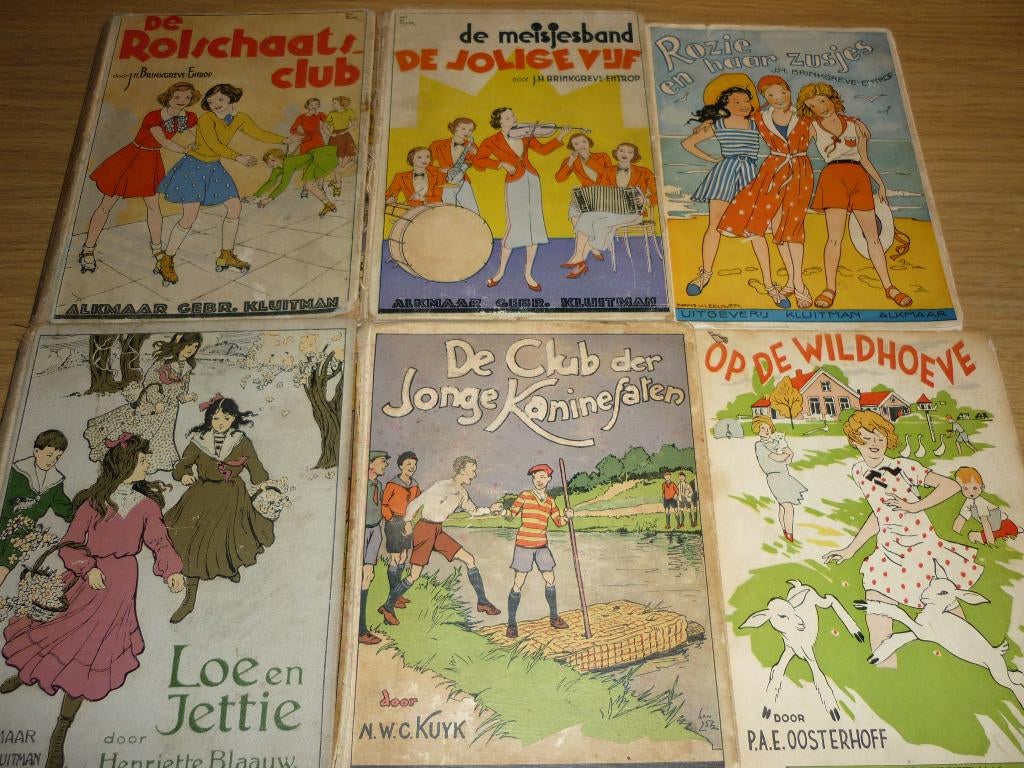 Oude kinderboeken van uitgeverij Kluitman, Ophalen of Verzenden, Gelezen, Fictie algemeen