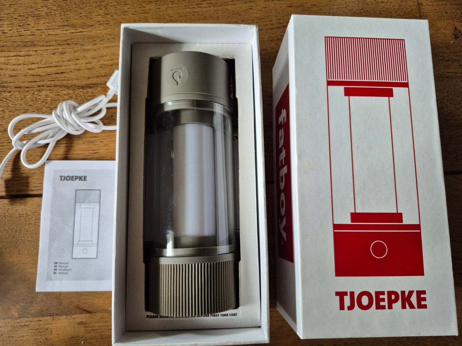 Fatboy Tjoepke mud tube lamp, Ophalen of Verzenden, Zo goed als nieuw