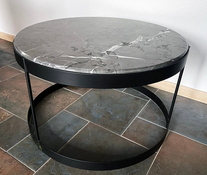 Bolia ronde Salontafel – 60 cm, Ophalen, Gebruikt, 50 tot 100 cm, Rond