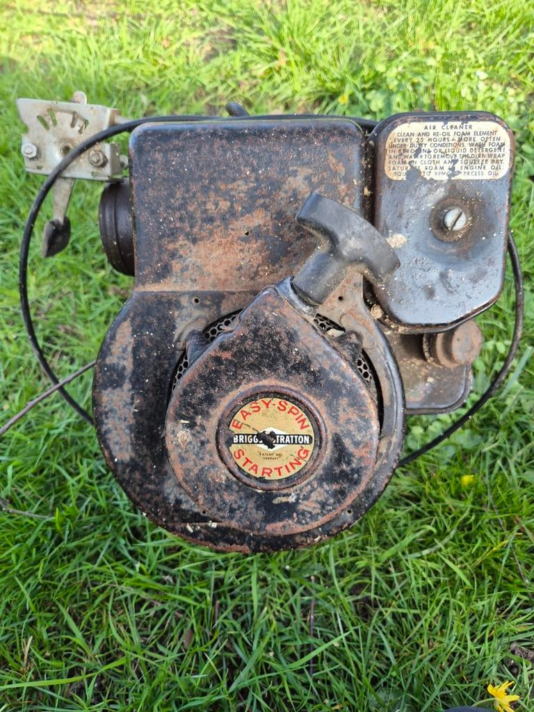 Briggs & Stratton Easy-Spin Motor - Gebruikt, Doe-het-zelf en Verbouw, Motoren, Gebruikt, Benzinemotor, Ophalen