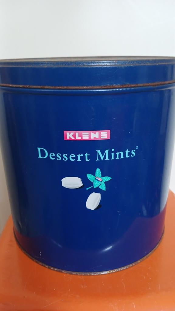 Blik dessert mints, Ophalen of Verzenden, Kunststof