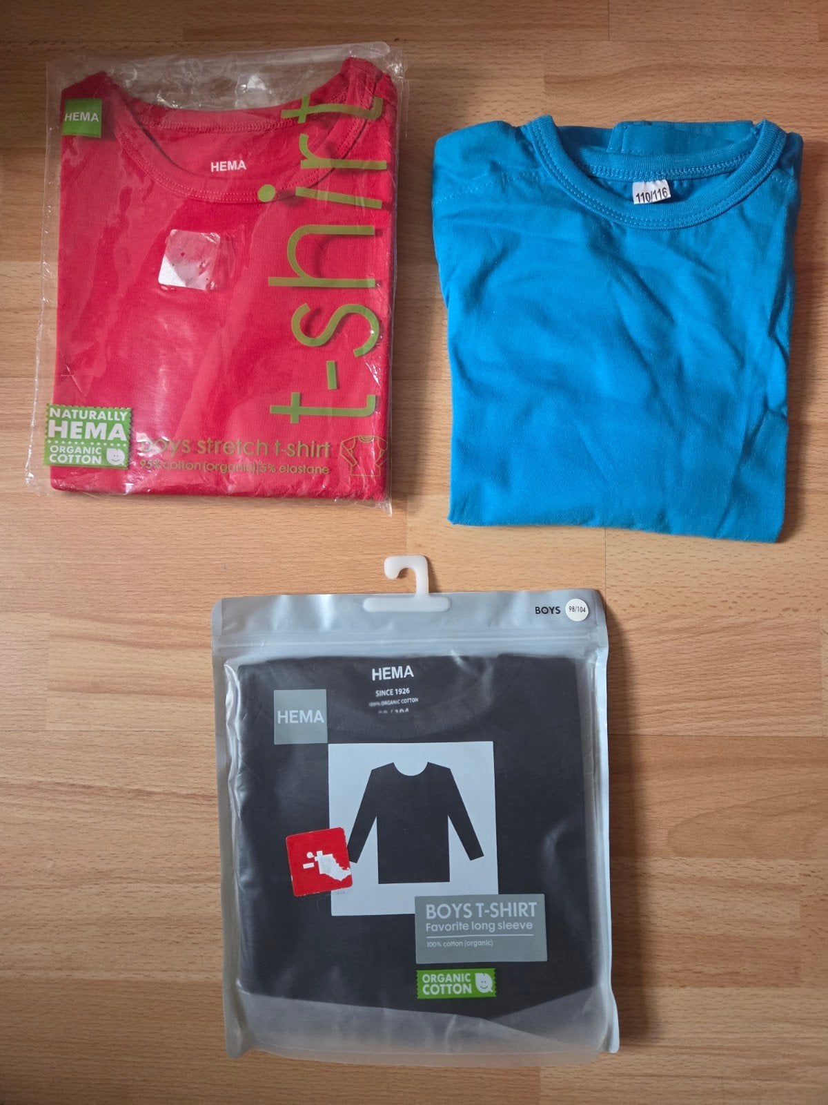 Nieuwe jongens basic shirts met lange mouw., Kinderen en Baby's, Kinderkleding | Maat 116, Ophalen of Verzenden, Nieuw, Jongen