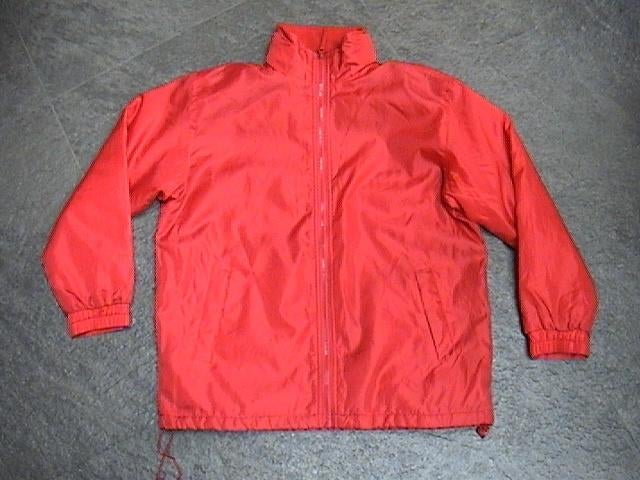 Rode jas / tussenjas gevoerd met fleece voor meisje 158 164, Ophalen of Verzenden, Gebruikt, Meisje, Jas