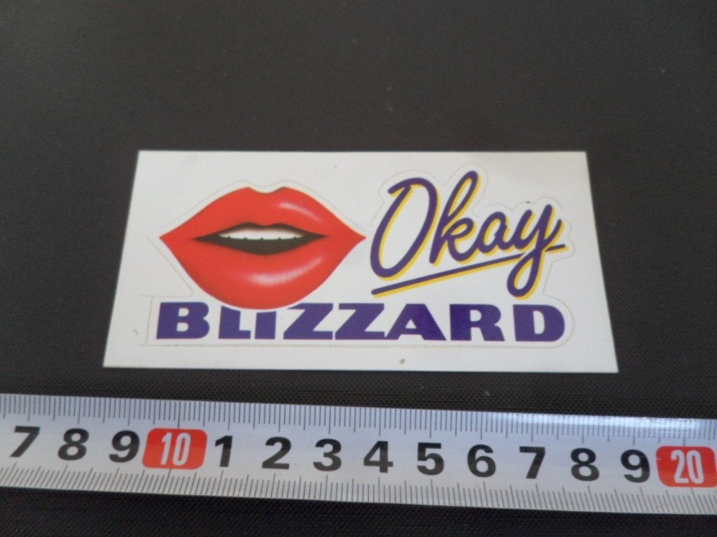 sticker Okay BLIZZARD, Ophalen, Zo goed als nieuw