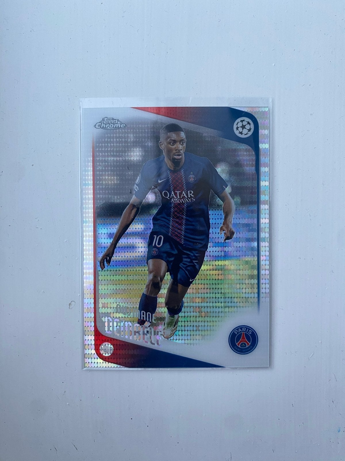 Dembele Topps Chrome Champions League 25-26 Voetbalkaart, Verzenden, Nieuw, Plaatje
