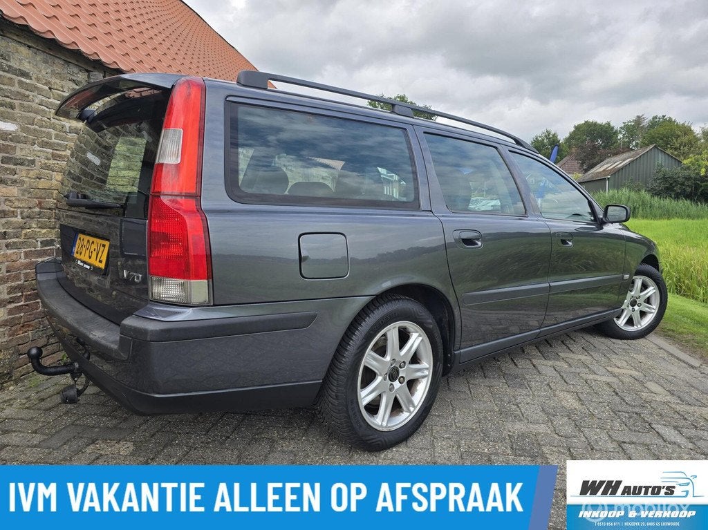 Volvo V70 2.4 Edition II nette auto, Voorwielaandrijving, Euro 4, Zilver of Grijs, 84 €/maand