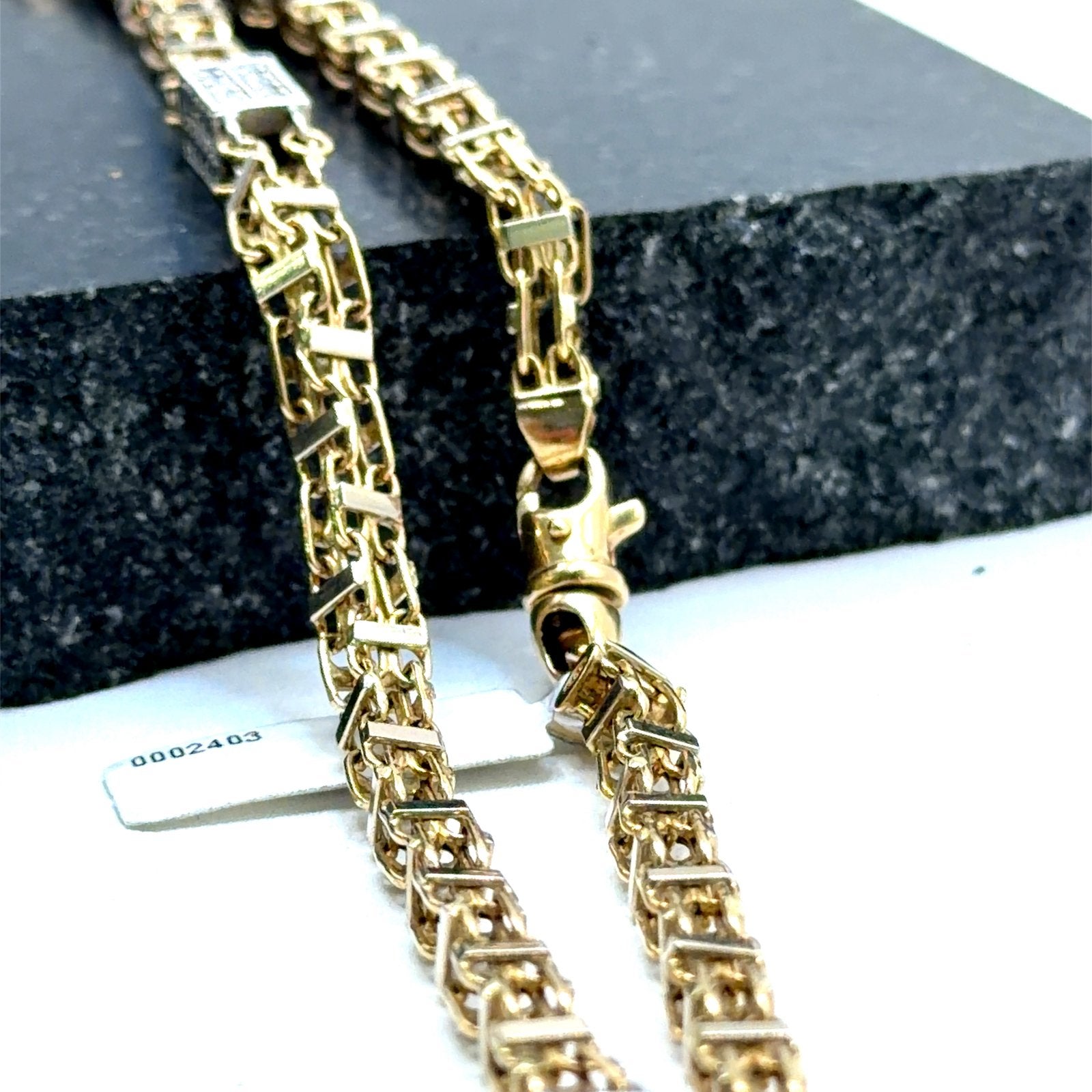 gouden Magnum ketting 14kt, Www.bredajuwelier.nl, Nieuw, Ophalen of Verzenden, Www.bredajuwelier.nl