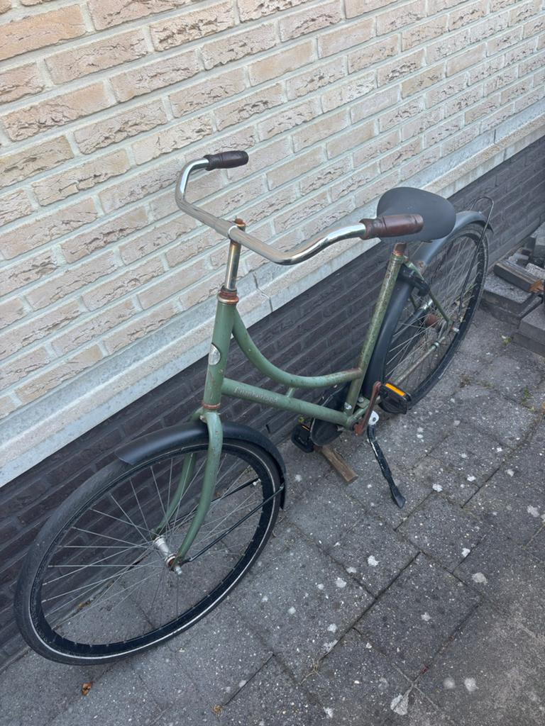 Oude fiets, opknapper, Fietsen en Brommers, Fietsen | Dames | Damesfietsen, Terugtraprem, Ophalen, Overige merken, 53 tot 56 cm