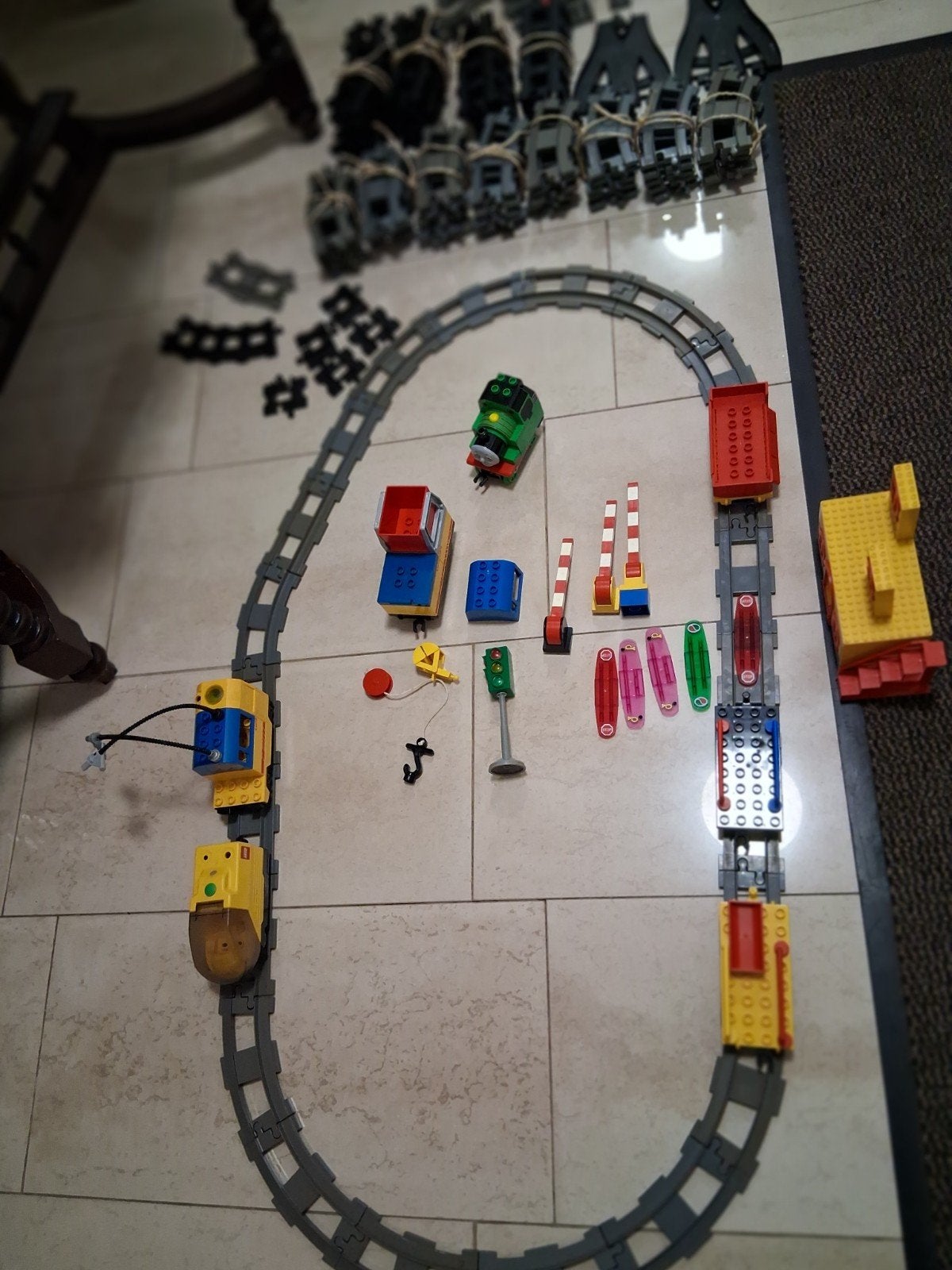 2.electrische. lego treinen met toe behorenn, Ophalen
