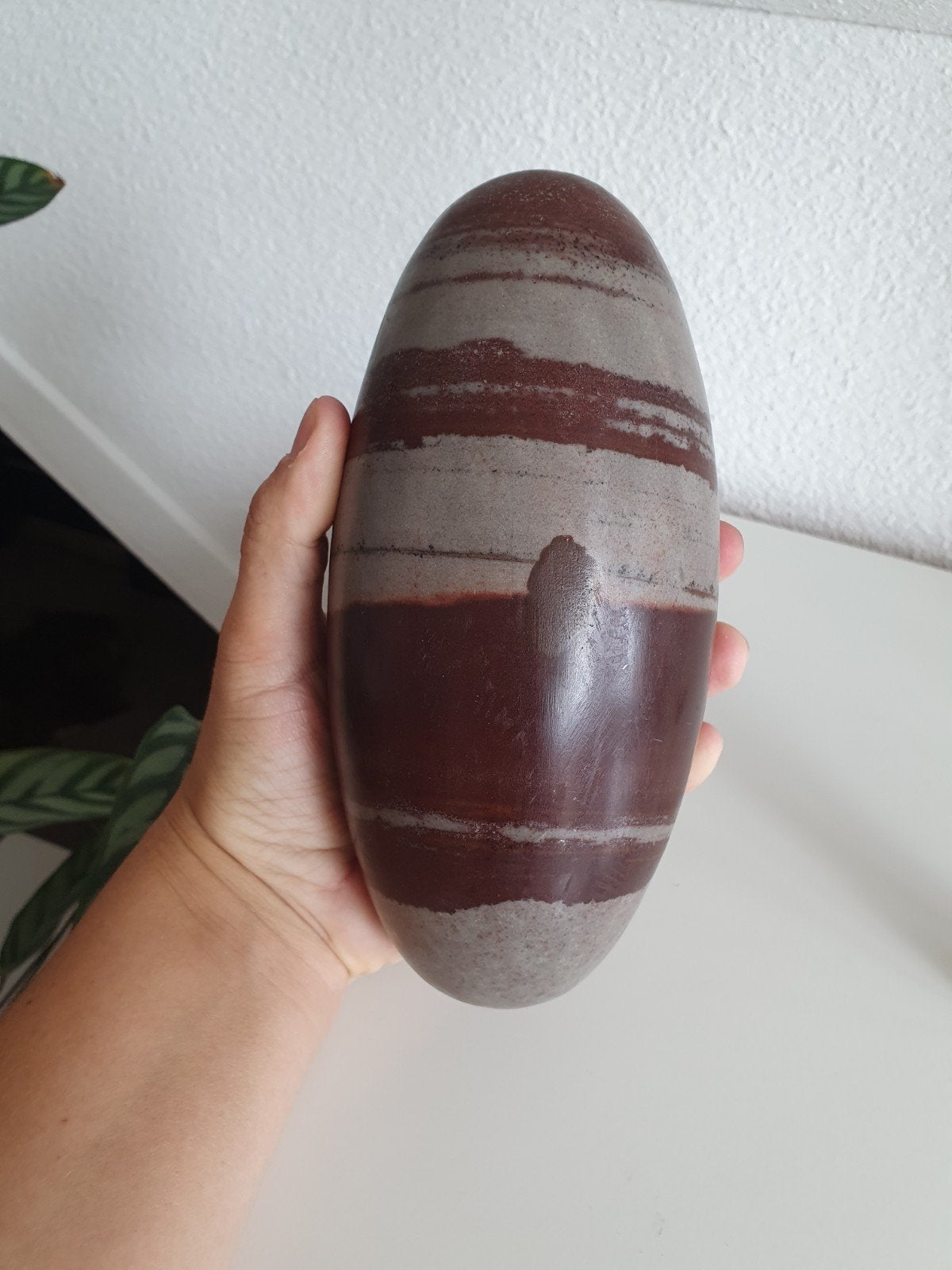 Shiva Lingam edelsteen nr.1, Ophalen of Verzenden, Zo goed als nieuw