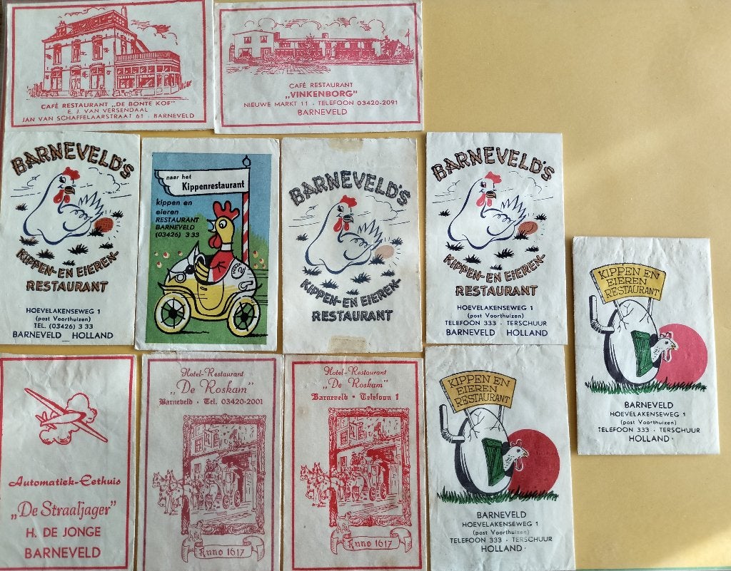 Barneveld 596, Verzamelen, Suikerzakjes, Verzenden