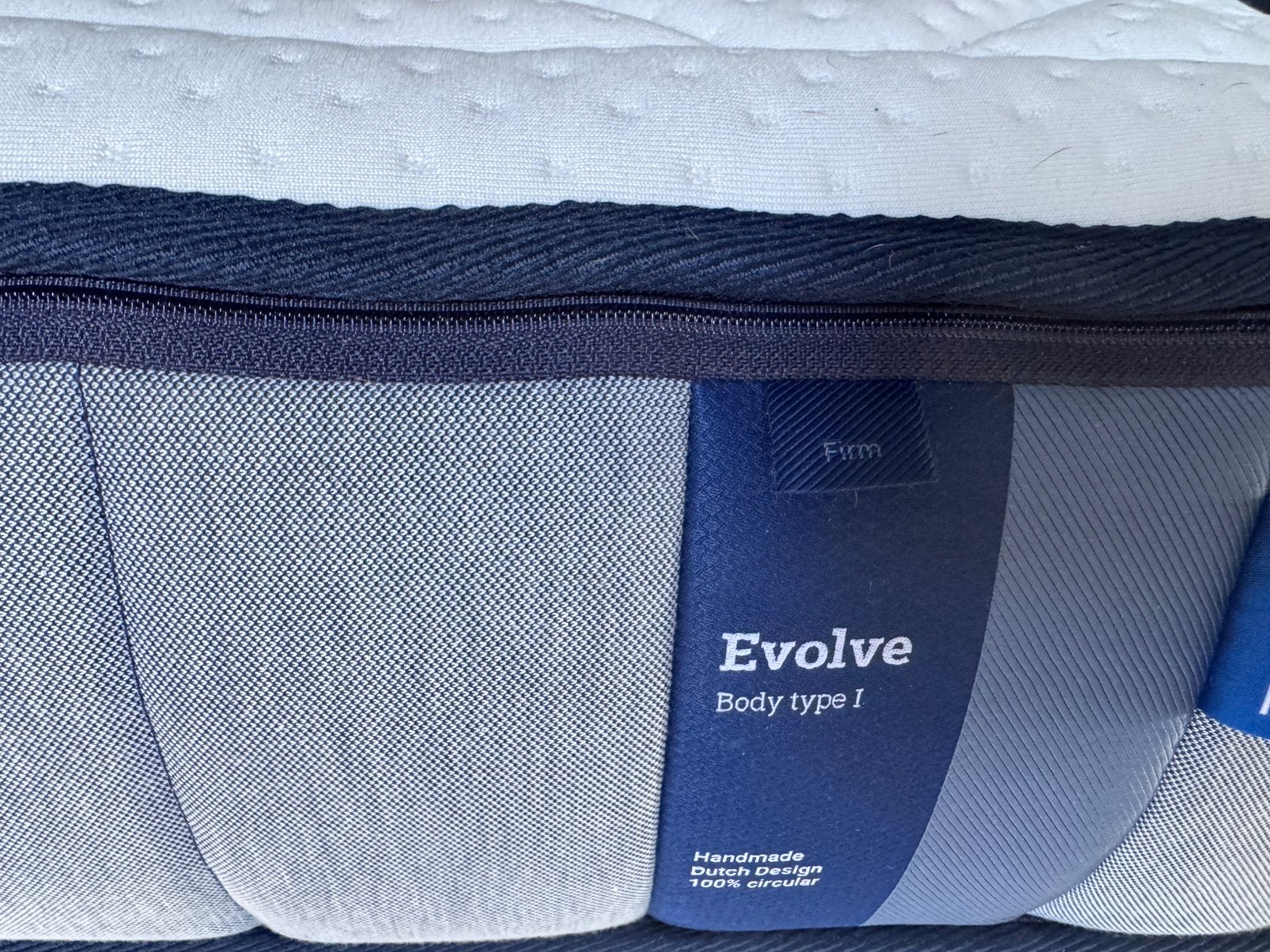 Auping Evolve 210 x 90 firm nooit beslapen!, 90 cm, Eenpersoons, 210 cm, Nieuw