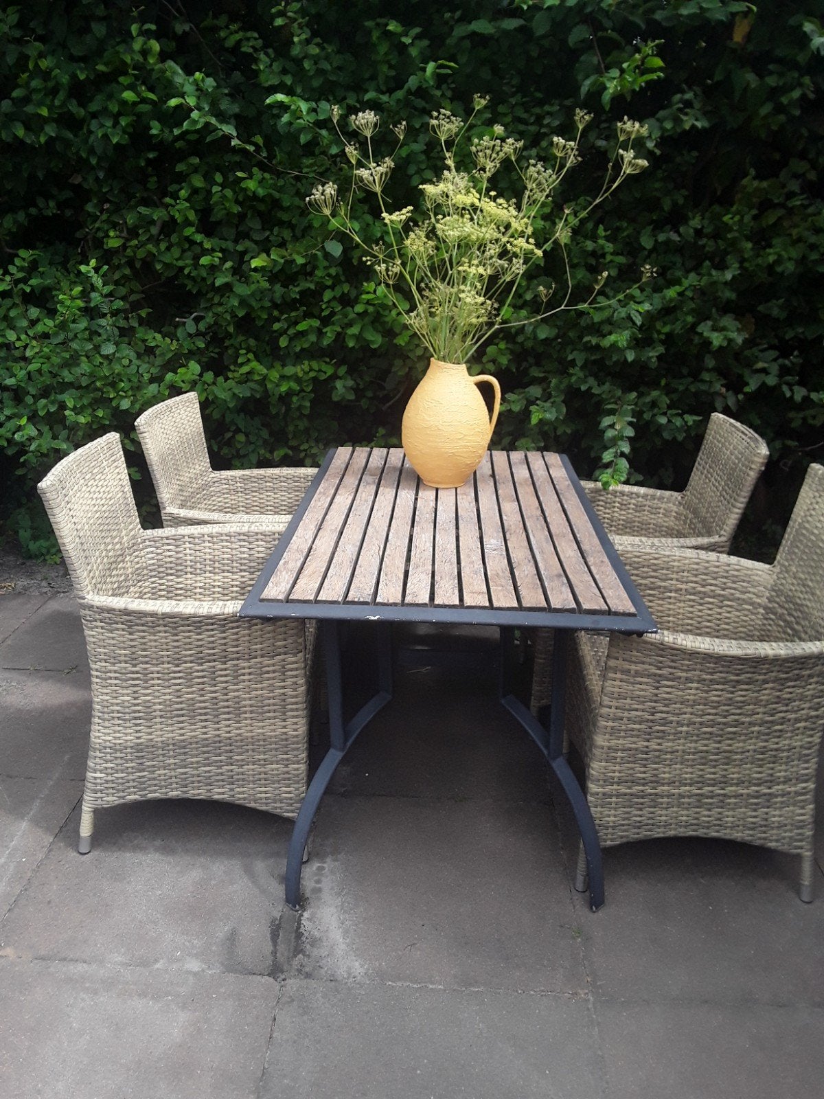 tuinset, Tuin en Terras, Tuinstoelen, Ophalen, Gebruikt, Wicker