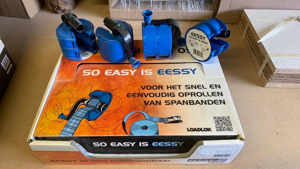 16x Eessy spanband oproller 25mm nieuw in displaydoos, Ophalen of Verzenden, Nieuw