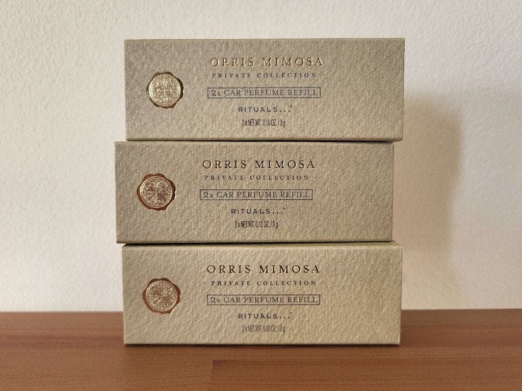Rituals of Orris Mimosa - Car Perfume Refill 2x3gr - Nieuw, Auto diversen, Auto-accessoires, Ophalen of Verzenden, Nieuw
