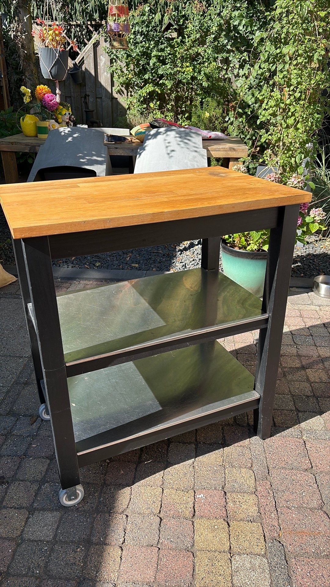 Trolley zwart, Ophalen, Gebruikt, 40 liter of meer, Rvs