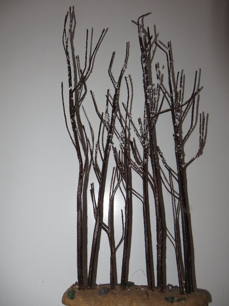 Lemax rijtje met sprietbomen, Diversen, Ophalen, Zo goed als nieuw