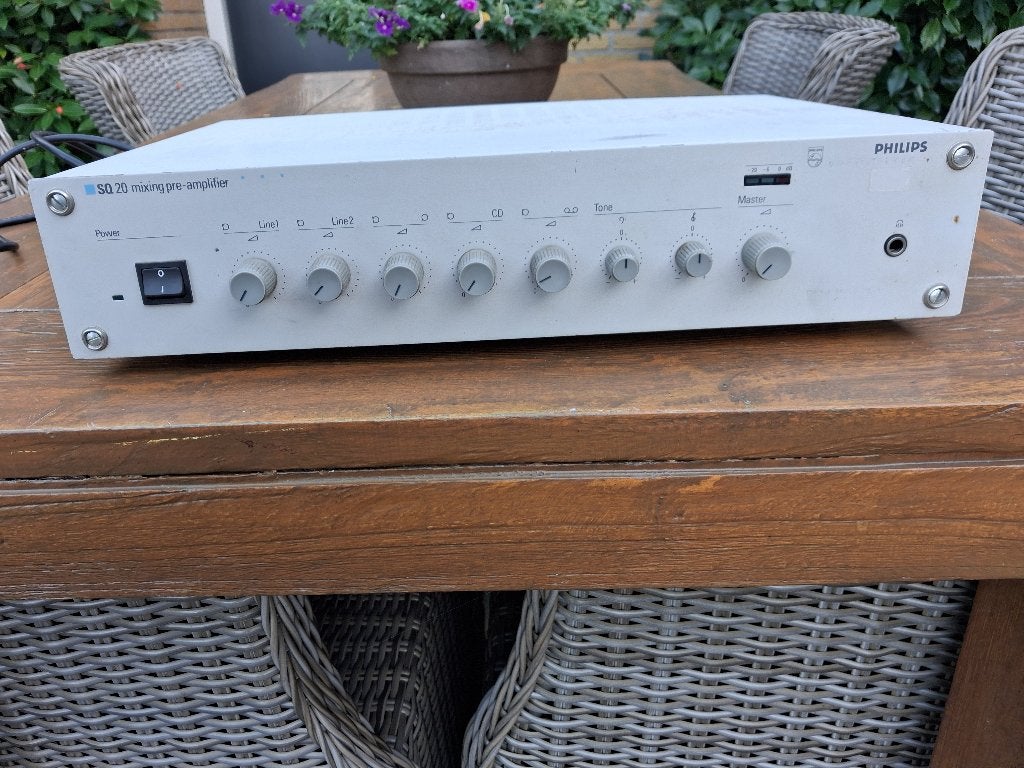 VOOR/MENG VERSTERKER PHILIPS lbb1230, Ophalen of Verzenden, Gebruikt, Minder dan 60 watt, Overige merken