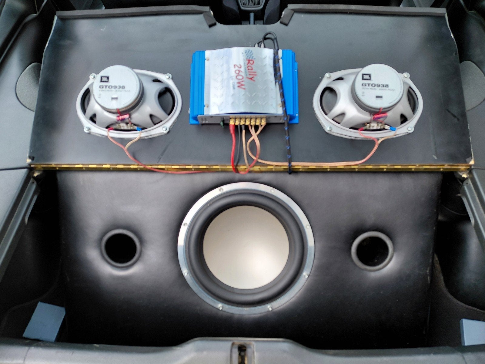 Custom bassbox/ bass kist voor Honda Crx Civic Coupe, Ophalen, Gebruikt, Honda