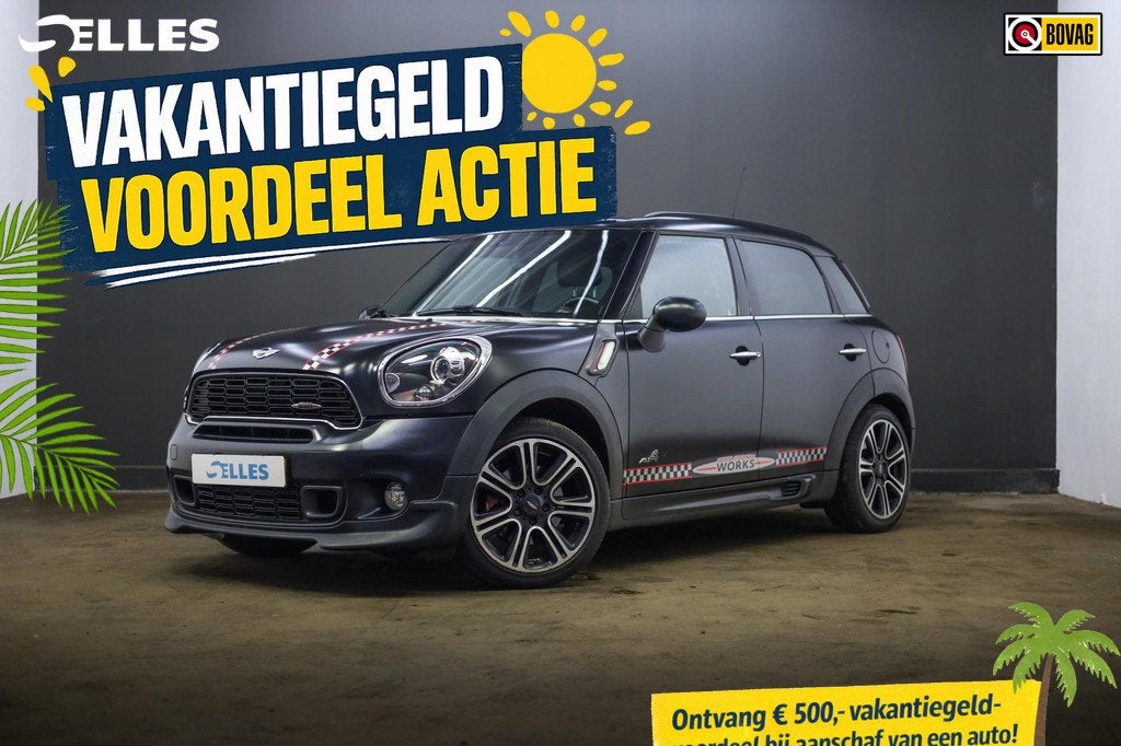 MINI Mini Countryman 1.6 John Cooper Works ALL4 Chili | Airc, Euro 5, 1380 kg, Gebruikt, Zwart