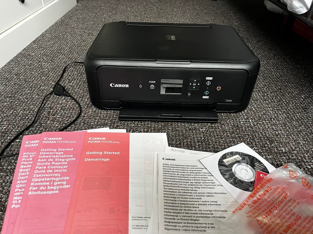 Canon TS5150 foto printer, Computers en Software, Printers, Zo goed als nieuw, Ophalen