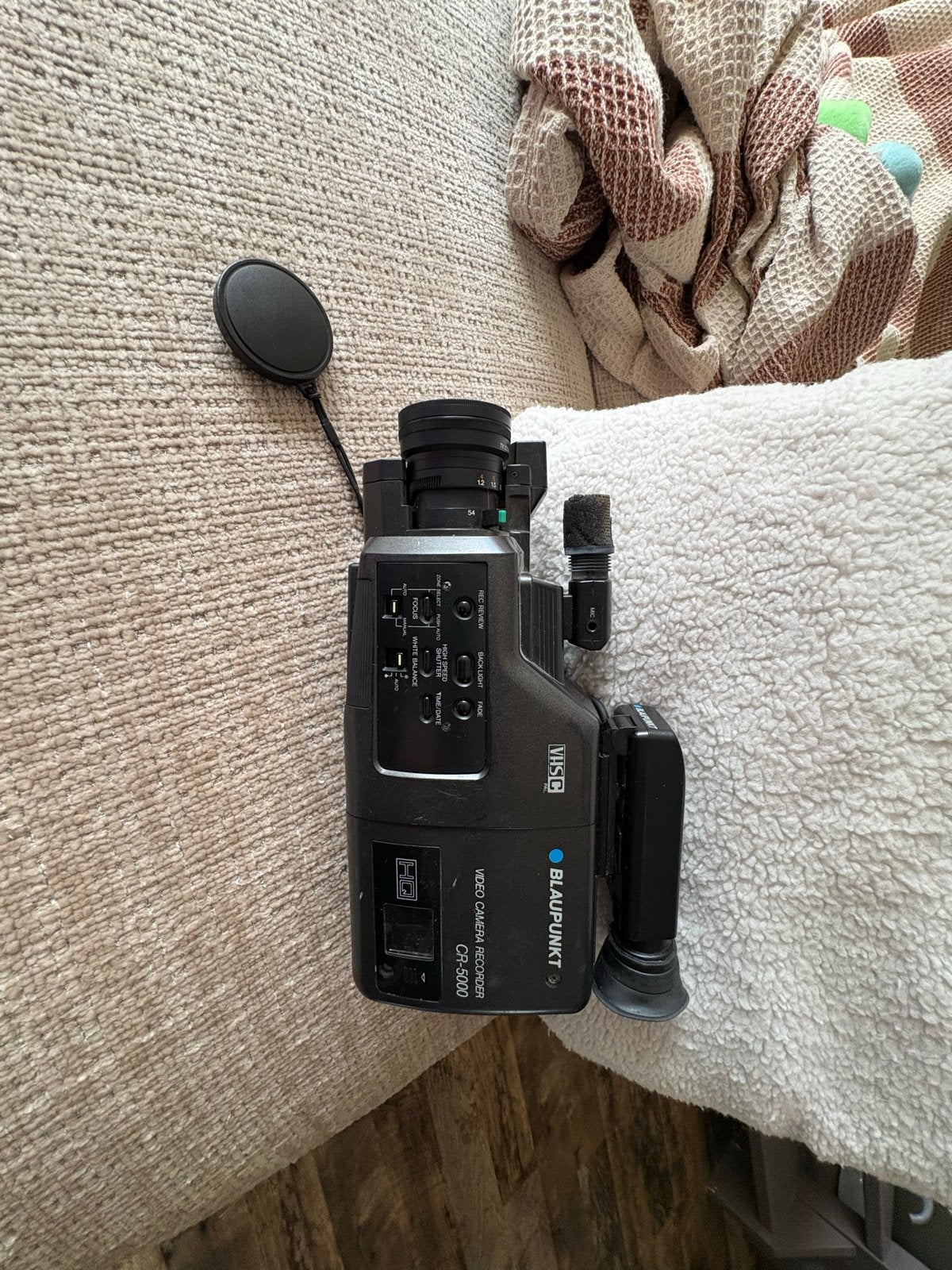 Blaupunkt CP-5000 VHS Video Camera Recorder met Koffer, Ophalen, VHS of SVHS, Camera