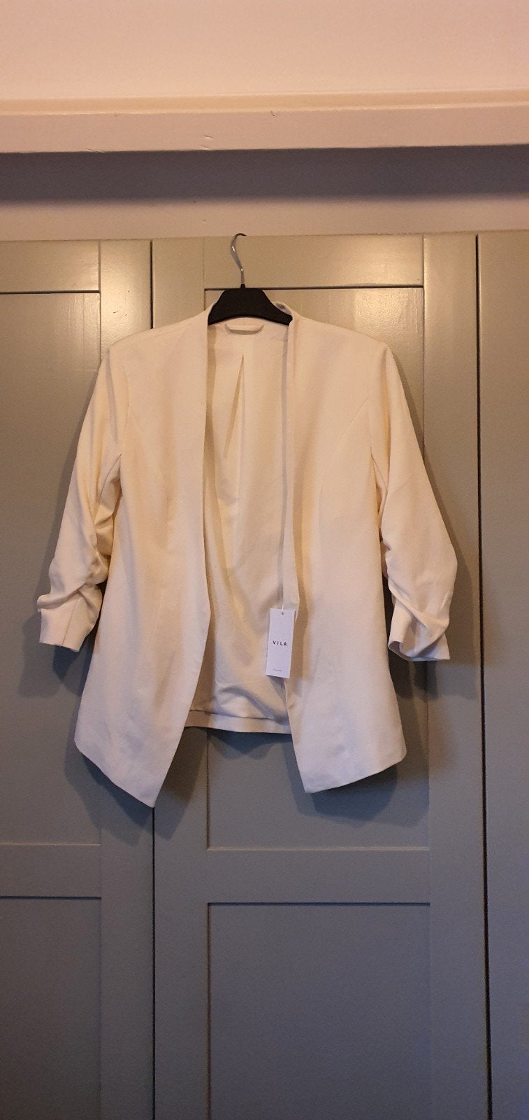 Vila Blazer - Nieuw met kaartjes, Beige, Vila, Nieuw, Ophalen of Verzenden