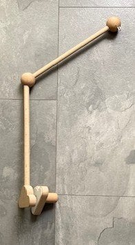 Draaibare houten houder voor babymobieltjes met walvis (qwe), Ophalen of Verzenden, Zo goed als nieuw, Overige typen