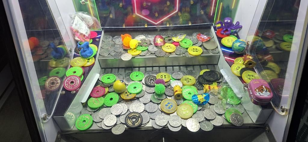 Coin Pusher 365 Bulldozer van de kermis., Verzamelen, Ophalen, Zo goed als nieuw