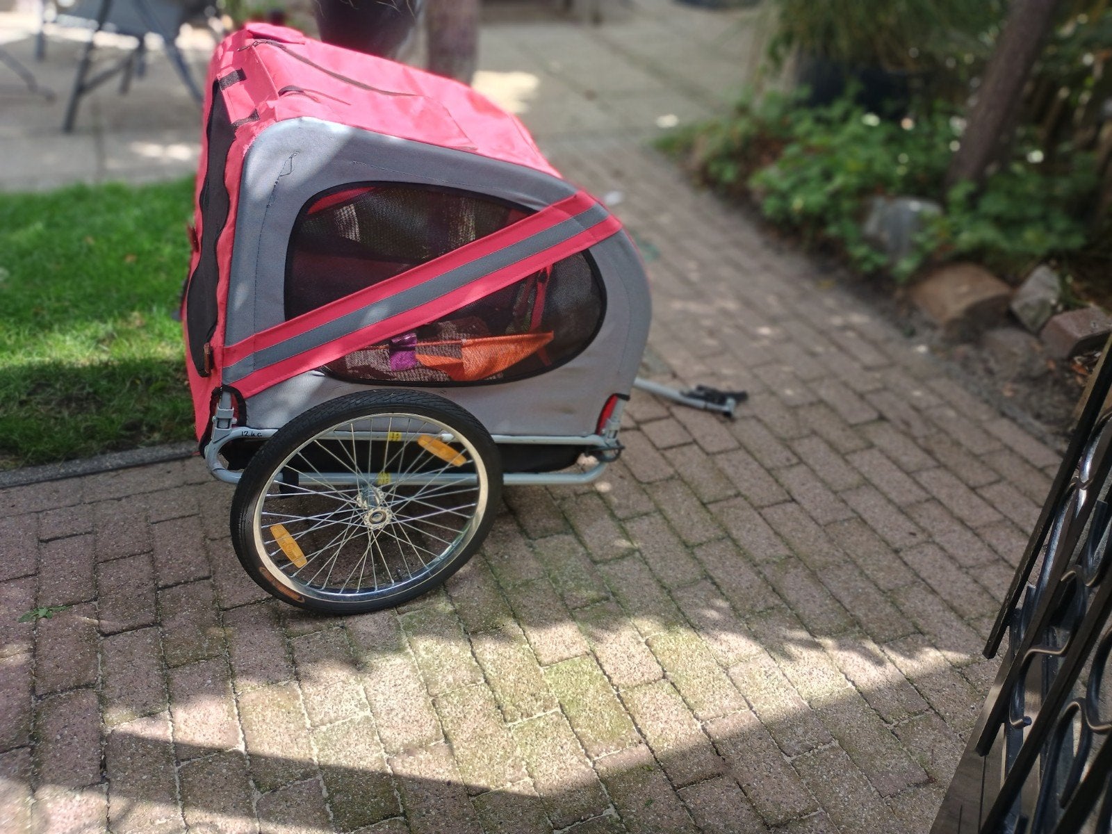 Nette Hondenkar XL - Ideaal voor Grote Honden, Fietsen en Brommers, Ophalen, Gebruikt, Opvouwbaar, Hondenkar