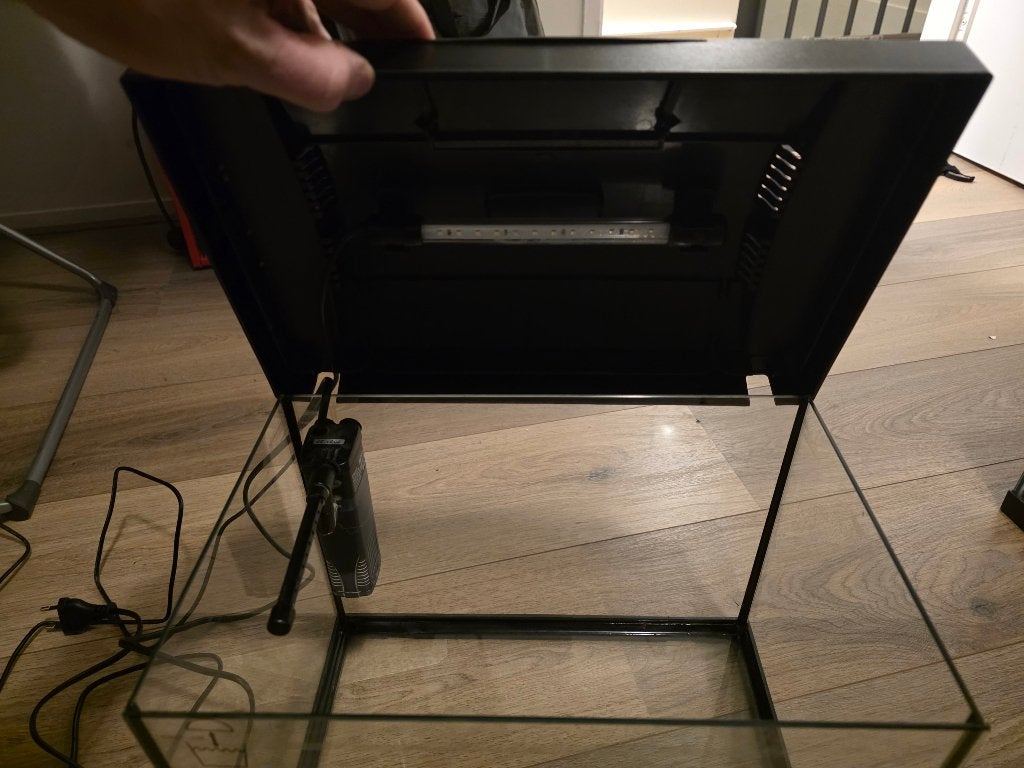 Aquarium 16l en 60l, Ophalen, Zo goed als nieuw, Leeg aquarium, Superfish