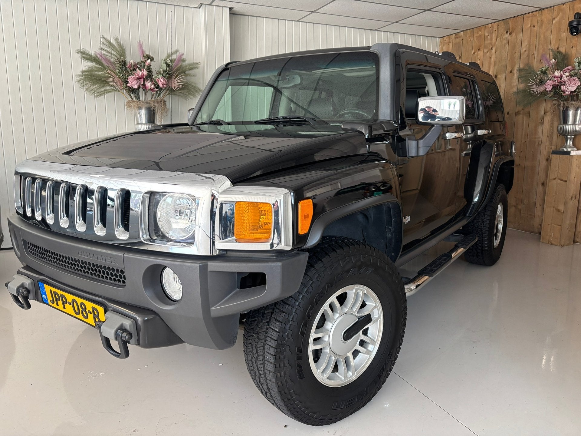 Hummer H3 3.5 BENZINE, 38000KM GELOPEN, UNIEK, CRUISE, OPEN, Auto's, Hummer, Gebruikt, Zwart, Bedrijf, Vierwielaandrijving