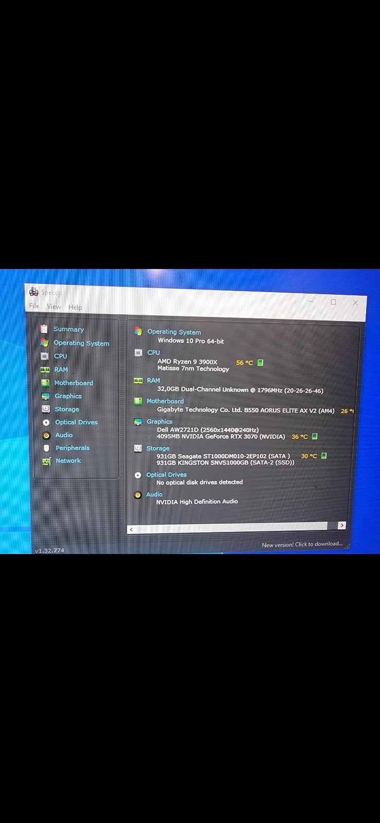 Krachtige Gaming PC met Ryzen 9 3900X en RTX 3070, Computers en Software, Desktop Pc's, Zo goed als nieuw, 3 tot 4 Ghz, HDD, SSD