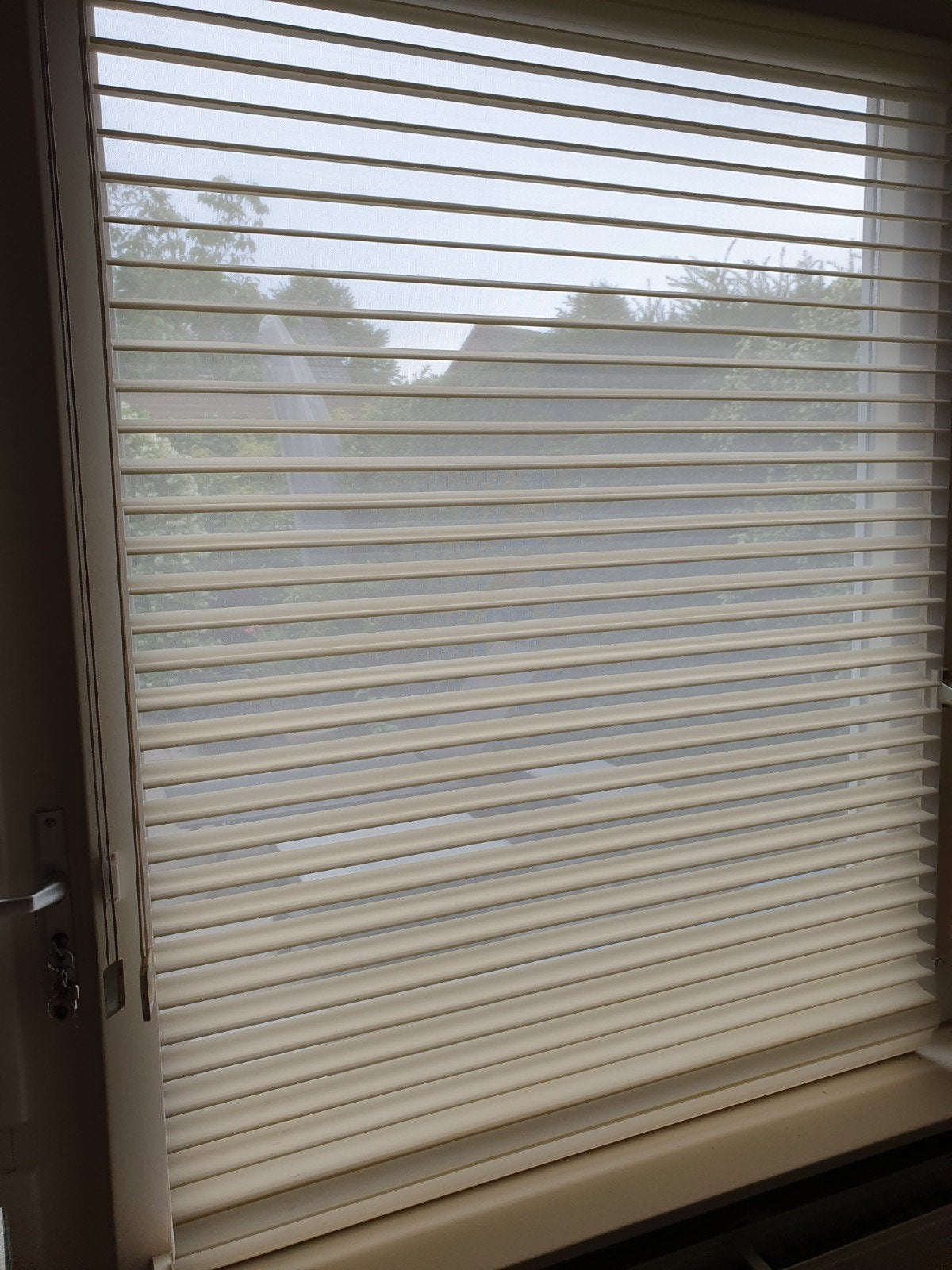 Luxaflex Silhouette 119 x 160 jaloezie shades, Overige materialen, Crème, Gebruikt, 119 cm