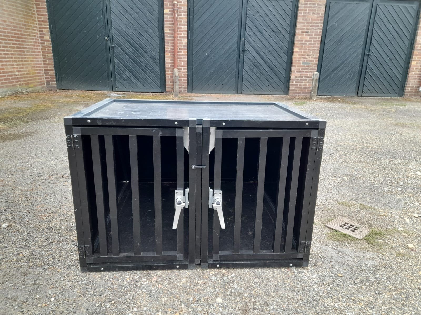 hondenkooi dubbelvak, Ophalen