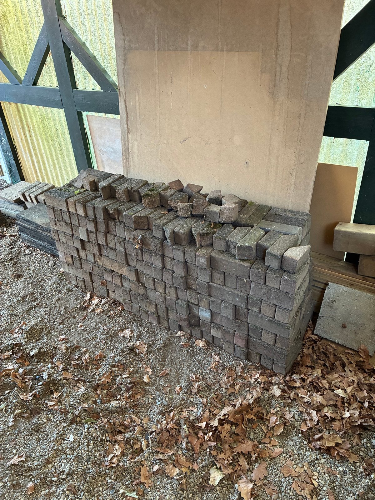 5m2 klinkers, Tuin en Terras, Ophalen, Gebruikt, Klinkers, 5 tot 10 m²
